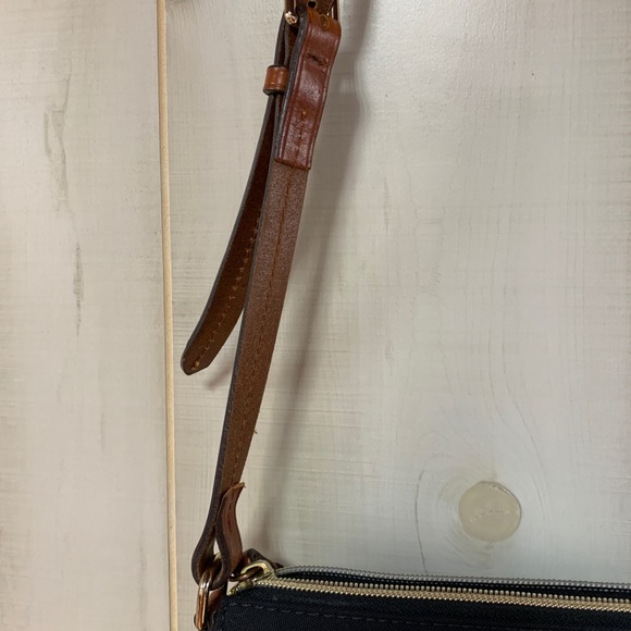 Dooney & Bourke Black Canvas Crossbody Bag - Picture 5 of 14